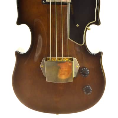Vintage 1970s Univox Lectra U1970 Fretless 4-String Bass + Gig Bag image 2
