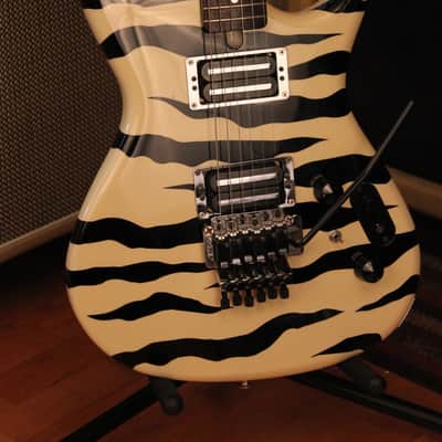 1984 Aria Pro II RS Inazuma V in Zebra Stripe | Reverb