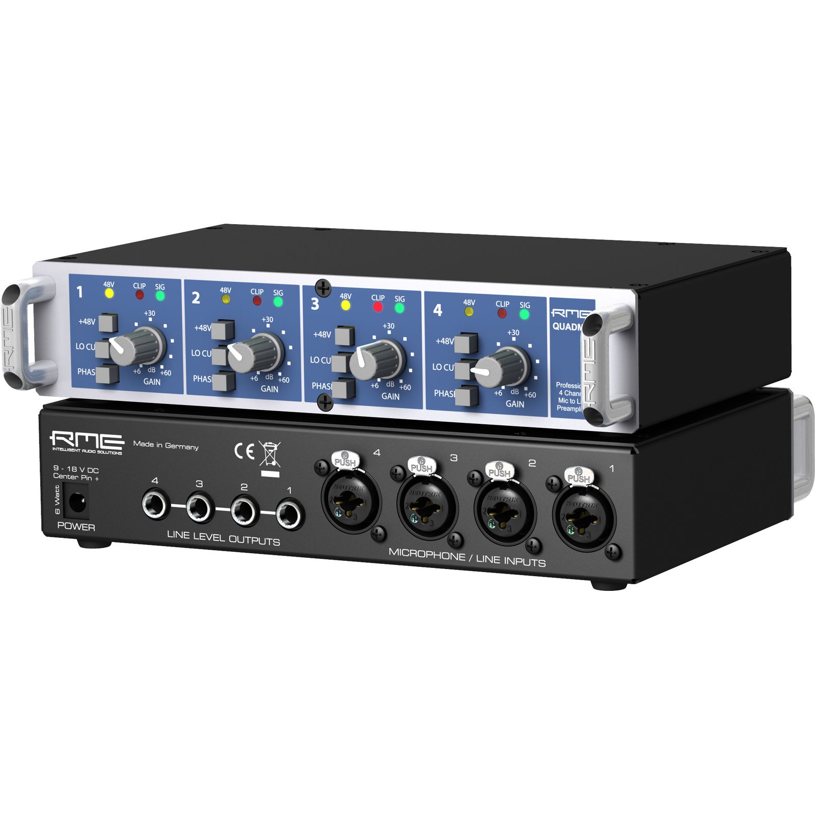 【正常動作品】RME QuadMic II マイクプリアンプ RME QuadMic II 4-Channel Microphone Preamp | Reverb