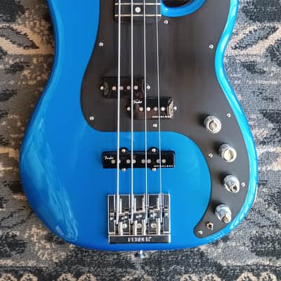 Fender American Ultra II Precision Bass with Ebony Fretboard 2024 - Present - Noble Blue image 2
