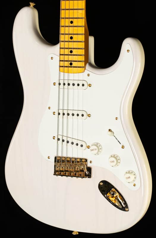 Fender Custom Shop Vintage Custom 1957 Stratocaster NOS Aged White Blonde (305) image 1