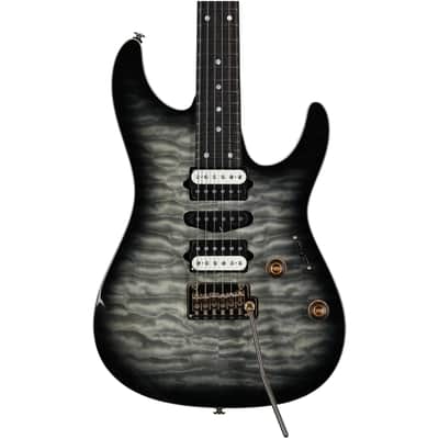 Ibanez AZ47P1QM Premium Electric Guitar (with Gig Bag), Black Ice Burst, Open Box (Very Good) image 3