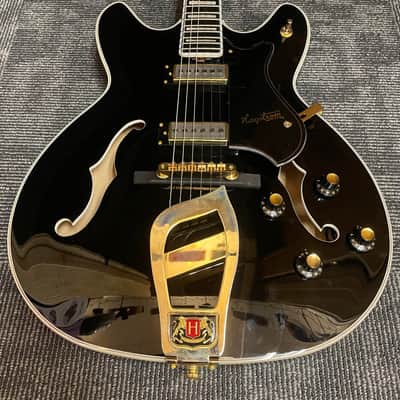 Hagstrom '67 Viking II Electric Guitar Black image 4