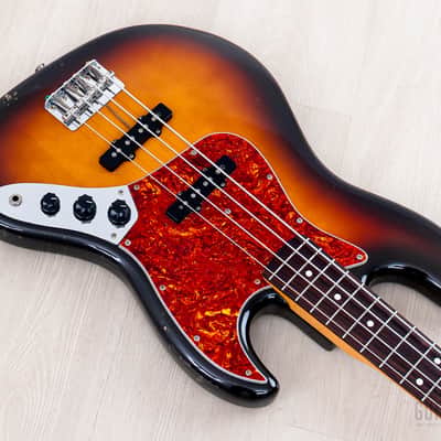 1989 Fender Jazz Bass ‘62 Vintage Reissue JB62-550 Sunburst 100% Original, Japan MIJ Fujigen image 8