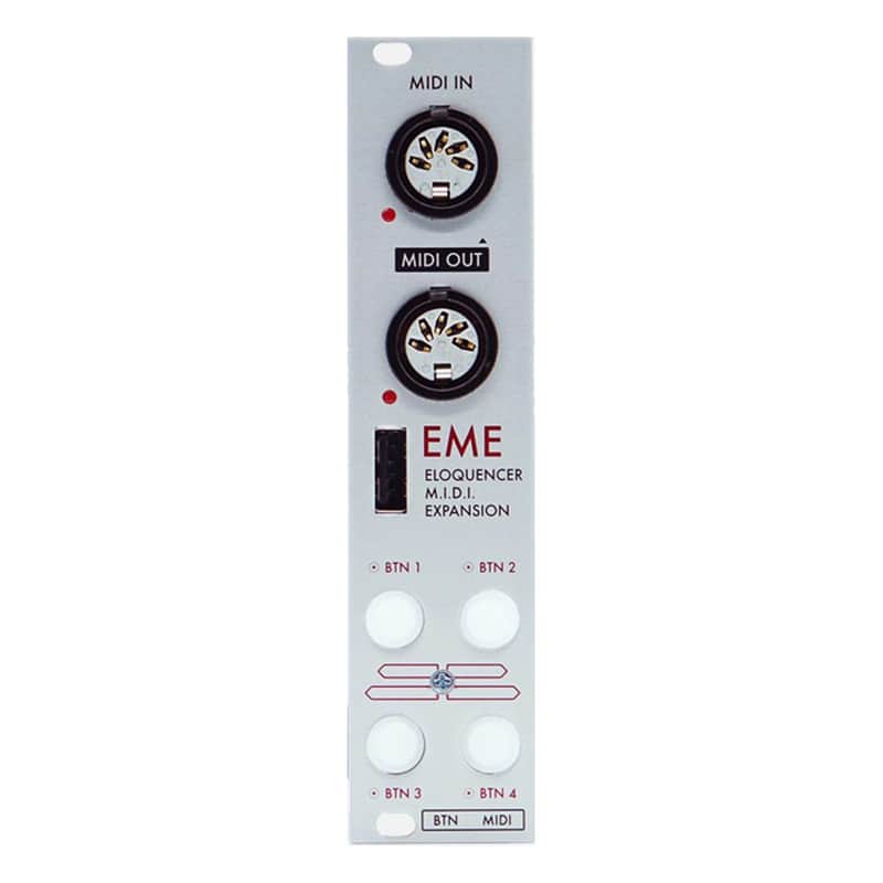 Winter Modular EME Eurorack Eloquencer MIDI Expansion Module (Silver) image 1