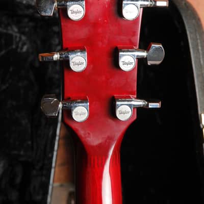 Taylor T5-S Thinline Acoustic-Electric Guitar Red Edgeburst 2005 Pre-Owned image 16