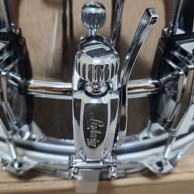 Ludwig LM402 Blue/Olive Badge 6.5x14" Supraphonic 10-Lug Aluminum Snare Drum | NEW Authorized Dealer image 7