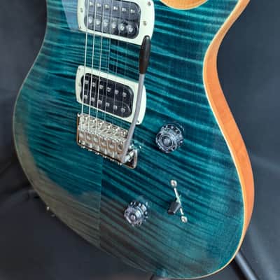 PRS SE Custom 24 Electric Guitar Slate Blue Finish w/ Gig Bag image 7
