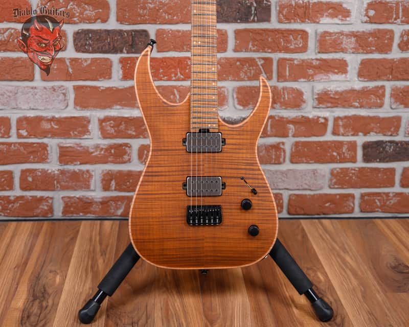 Jackson Signature Misha Mansoor Juggernaut HT6FM Flame Maple Top Satin Amber Tiger Eye 2026 w/OHSC image 1