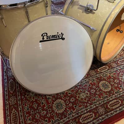 Premier 1960s Vintage Drum Kit - White Marine Pearl - 20 16 12 image 2