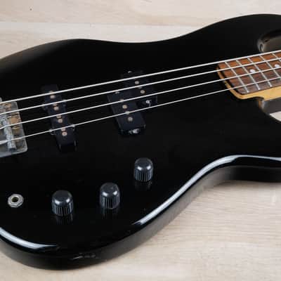 Fender PJ-40 Jazz Bass Special MIJ 1988 Black Vintage Japan PJ Fujigen w/ Gig Bag image 6