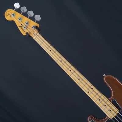 Fender USA VINTAGE Precision Bass '75 Left Handed Walnut/M image 6
