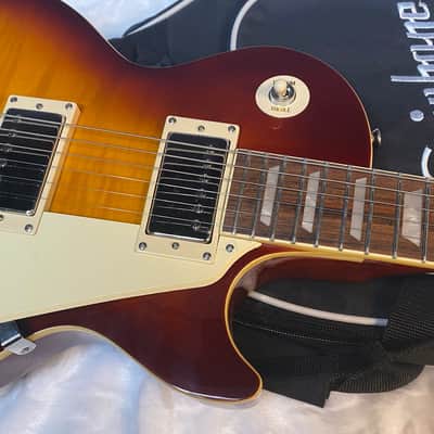 NEW ! Epiphone Les Paul Standard '60s Figured Top Electric Guitar - Iced Tea Burst - Gig Bag - Authorized Dealer - 8.6lbs - G05085 image 2