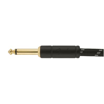 Fender Deluxe Series Instrument Cable S>A 4.5m (Black Tweed) - Instrument Cable image 3