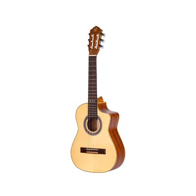 Ortega Requinto Series Pro Solid Top Nylon String Guitar w/ Bag image 3