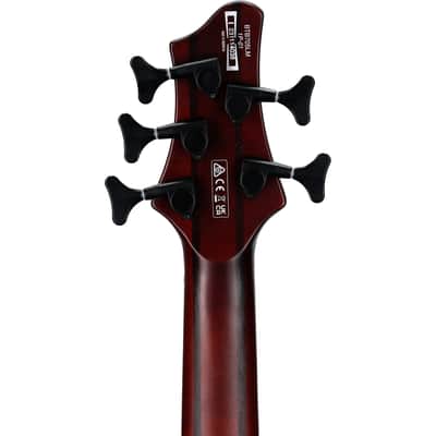 Ibanez BTB705LM-NNF BTB Bass Workshop 5-String Multi-Sscale Bass - Natural Browned Burst Flat image 11
