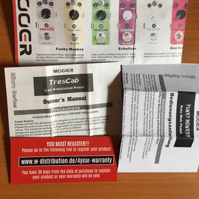 Mooer MTC 1 TresCab Speaker Simulator from 2023 - 100% New with Manual & Original Box image 9
