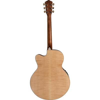 Washburn J40SCE Heritage 40 Series Jumbo Acoustic Electric Guitar Regular Natural image 4