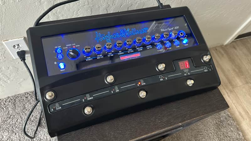 Hughes & Kettner Black Spirit 200 Floor 4-Channel 200-Watt Solid State Pedalboard Guitar Amp