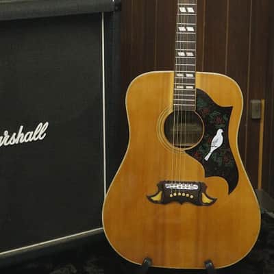 Terada TW70 Vintage Acoustic Guitar 1970's Made in Japan W/OHSC