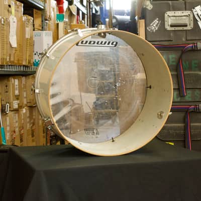 Vintage Ludwig Combo Series 4-pc Drumset, 12/13/16/22, White image 5