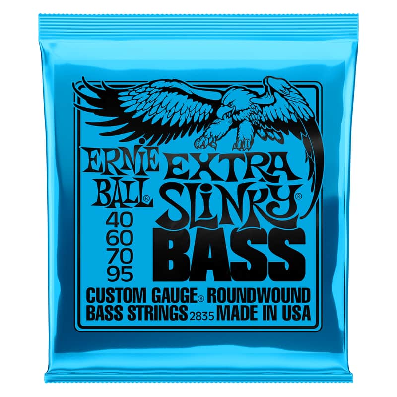 Ernie Ball 2835 Round Wound Extra Slinky Bass Strings (40-95) image 1