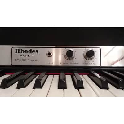 Rhodes Mark I Stage 73-Key Electric Piano 1979 - Black [Los Angeles Pick-up] image 5
