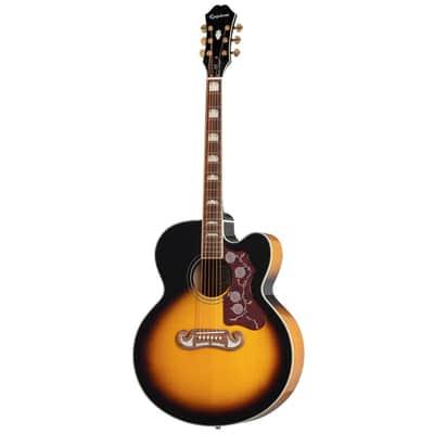 Epiphone J-200 EC, Vintage Sunburst image 3