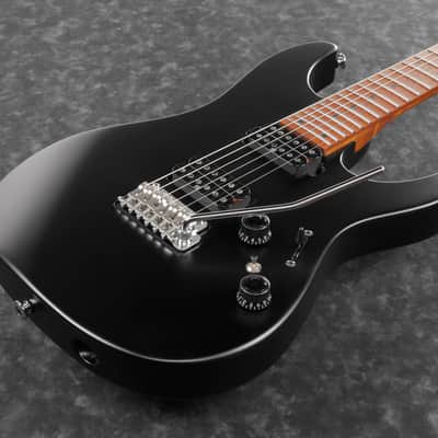 Ibanez AZ Prestige 6 String Electric Guitar w/Case - Black Flat (AZ2402BKF) image 8