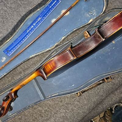 Vintage National Inst size 3/4 violin with case. USA. Good Condition. image 9