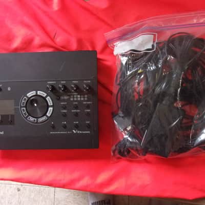 Roland TD-17 Module with Wiring Harness + Powers Supply Tested + works great scuffs