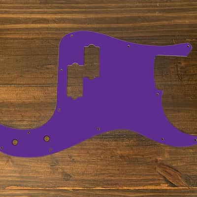 P Bass style Pickguard by Carmedon. Grape Ape Purple(matte) image 1