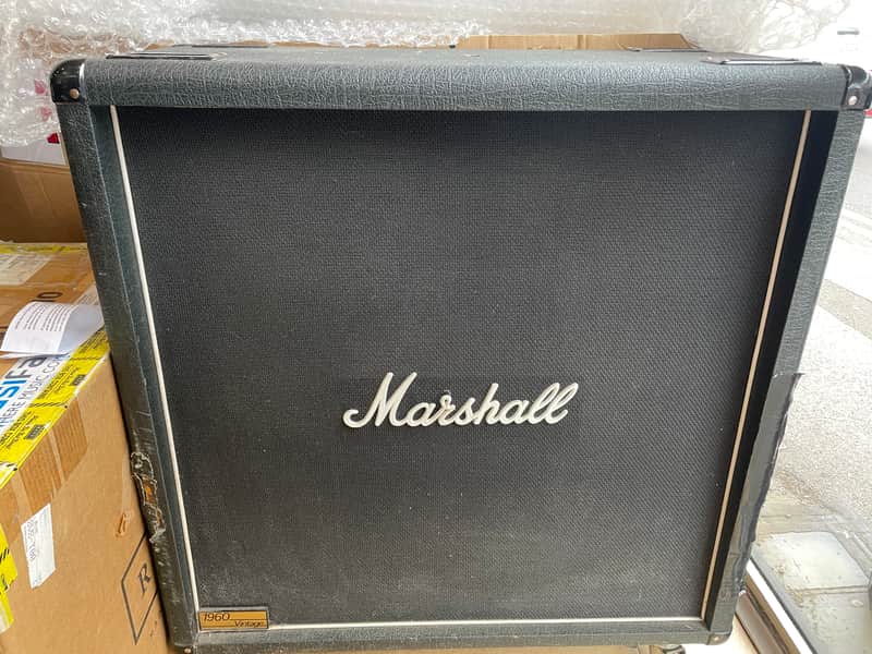 Marshall 1960B Lead 300-Watt 4x12" Straight Guitar Speaker Cabinet 1998 - Present - Black image 1