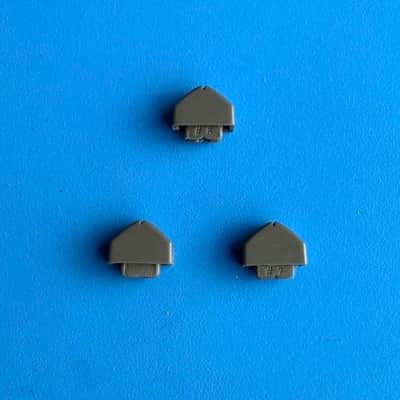 CASIO LK-100, LK-165 Keyboard Part: Volume Slider Triangle Cover Cap Gray [3PCS] image 4