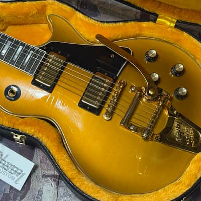 Gibson Custom Shop 1968 Les Paul Custom Double Gold Bigsby Murphy Ultra Light Aged New Unplayed Auth Dlr 10lb 8oz #968 image 13