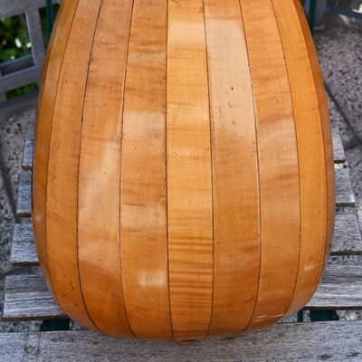 ✴️ Video Included – 1890s Restored Antique Pre-war German Guitar Lute – Flame Maple, Great Condition and Wonderful Sound image 5