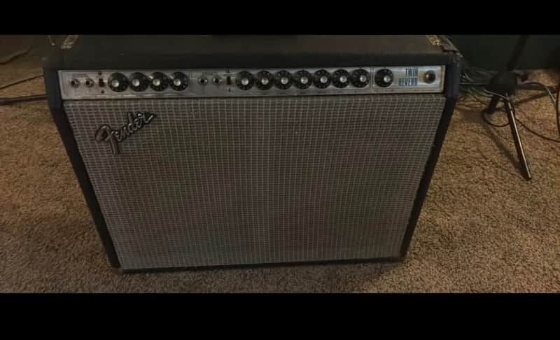 Fender Twin Reverb 2-Channel 100-Watt 2x12" Guitar Combo 1972 - 1976 - Silverface image 1