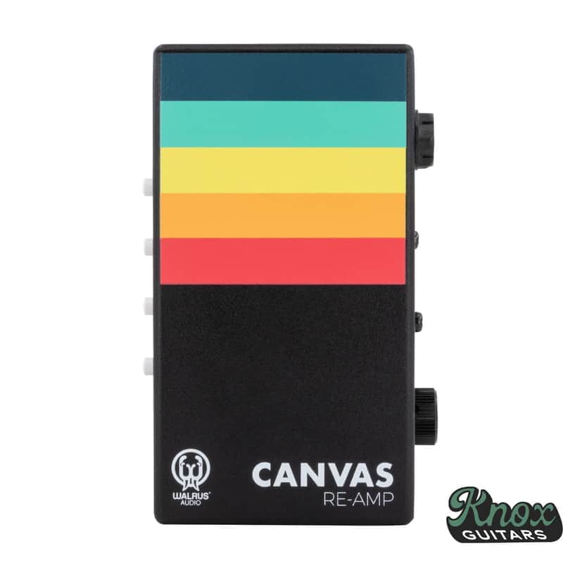 Walrus Audio Canvas Passive Re-Amp Unit 2023 - Present - Black w/ Rainbow Graphic image 1