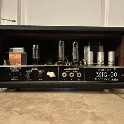 Sovtek Mig 50 1990s - Modified image 2