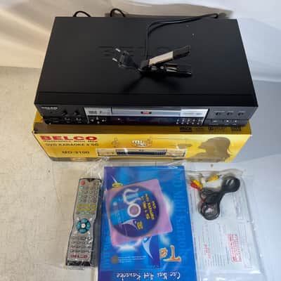 Belco MD-2100 Karaoke System DVD Mic Input Midi w/ Remote Vintage EU PLUG image 5