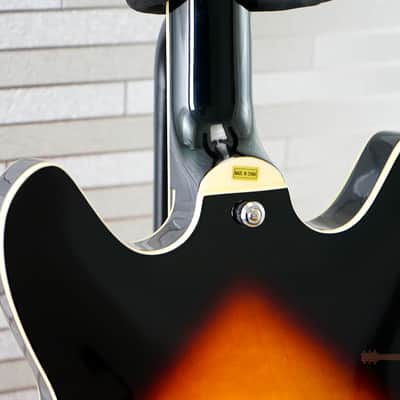Hagstrom VIK-TSB Viking Semi-Hollow - Tobacco Sunburst image 6