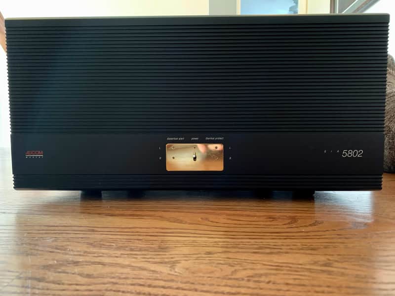 Adcom GFA-5802 2-channel Power Amplifier - black image 1