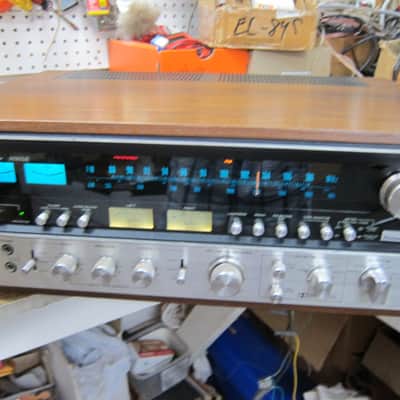 Vintage Sansui 9090DB Top Line Vintage Analoge Am/Fm Stereo Receiver, Wood Cab, 1970s, JAPAN, Ex Sound, Beauty, 125WPC 1970s Silver/Wood image 3