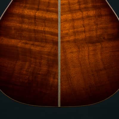 Santa Cruz 00 All Figured Koa Sunburst Custom Used (2023) image 21