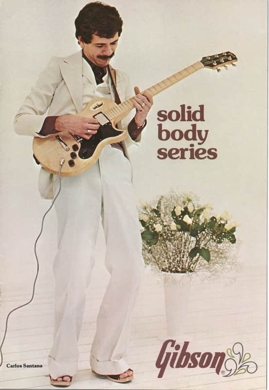 Gibson- Solid Body Series Catalog, Carlos Santana cover, 1975 image 1
