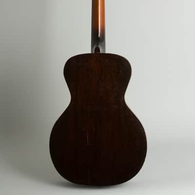 Kalamazoo Sport Model KG 3/4 Flat Top Acoustic Guitar (1937), ser. #587C, original black chipboard case. image 2