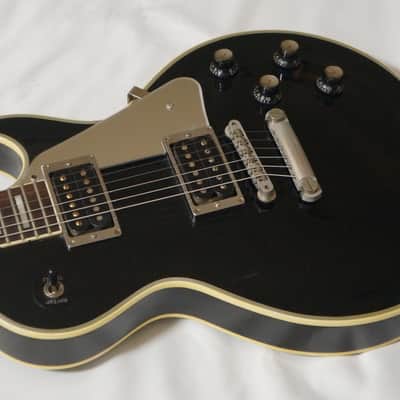 Greco JS-55 John Sykes Model Les Paul Custom Black 1985 Made In Japan By Fujigen image 5