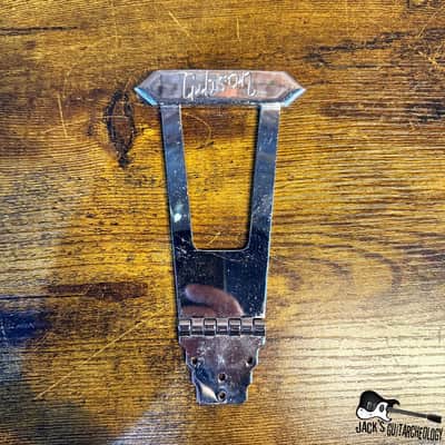 Gibson Hollowbody Tailpiece (1970s - Nickle) image 2