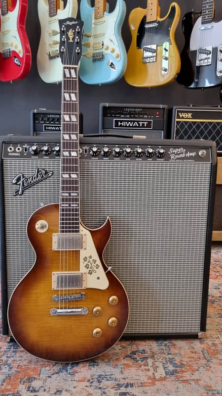 Stanford  CR Fleetwood Amber Burst 2024 Les Paul Style (Video attached) image 1
