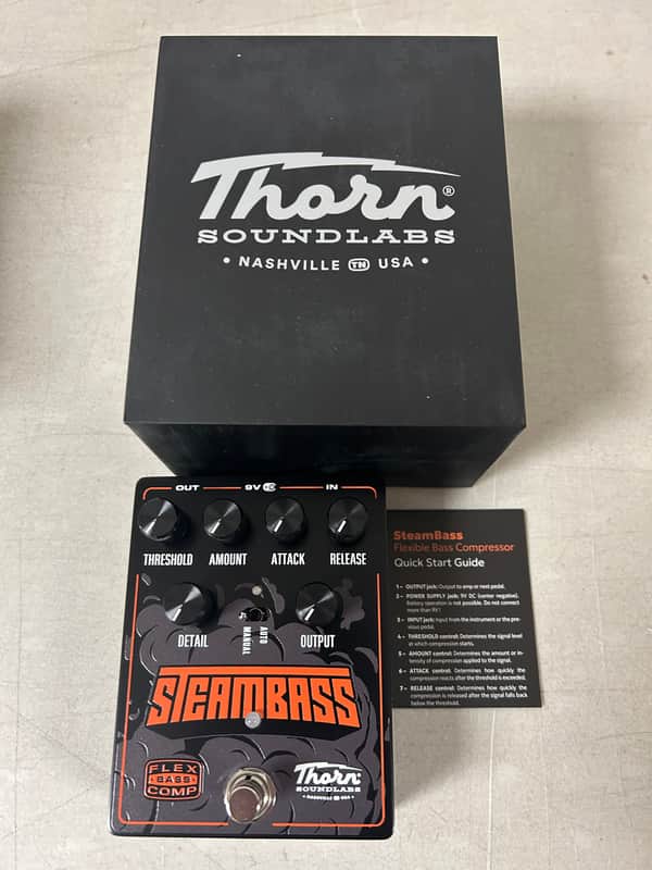 Thorn Soundlabs Steambass Flex Bass Comp Compressor Pedal image 1